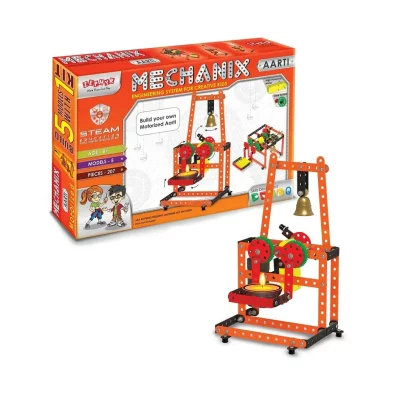 MECHANIX Aarti Set, Stem Toy, Construction Toy, Building Blocks, Diy Toy, For Boys & Girls 8+, Multi color