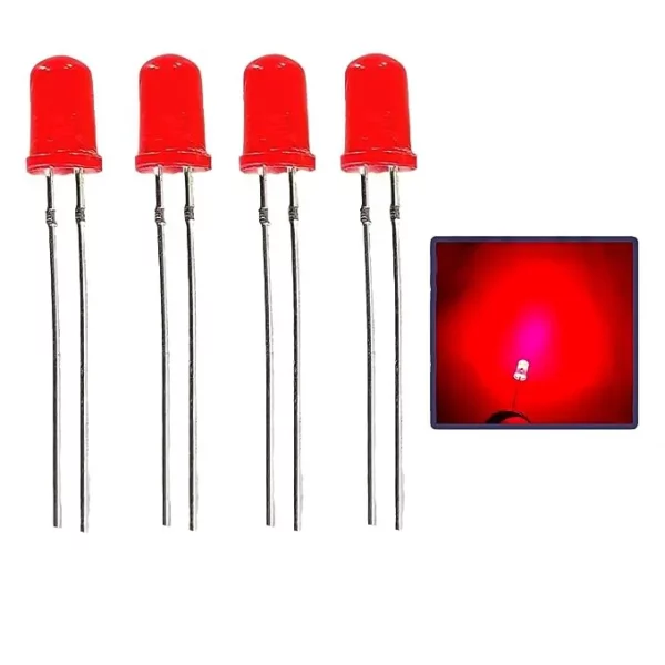 5mm Red DIP LED (2)