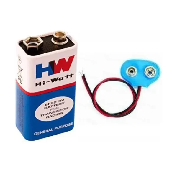 9V Original HW High-Quality Battery With conector(1)