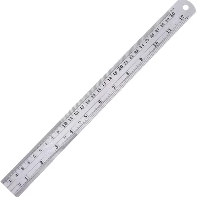 Stainless Steel Ruler 12 Inch